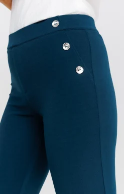 Pantalons<Armand Thiery PANTALON EN MAILLE - Pétrole