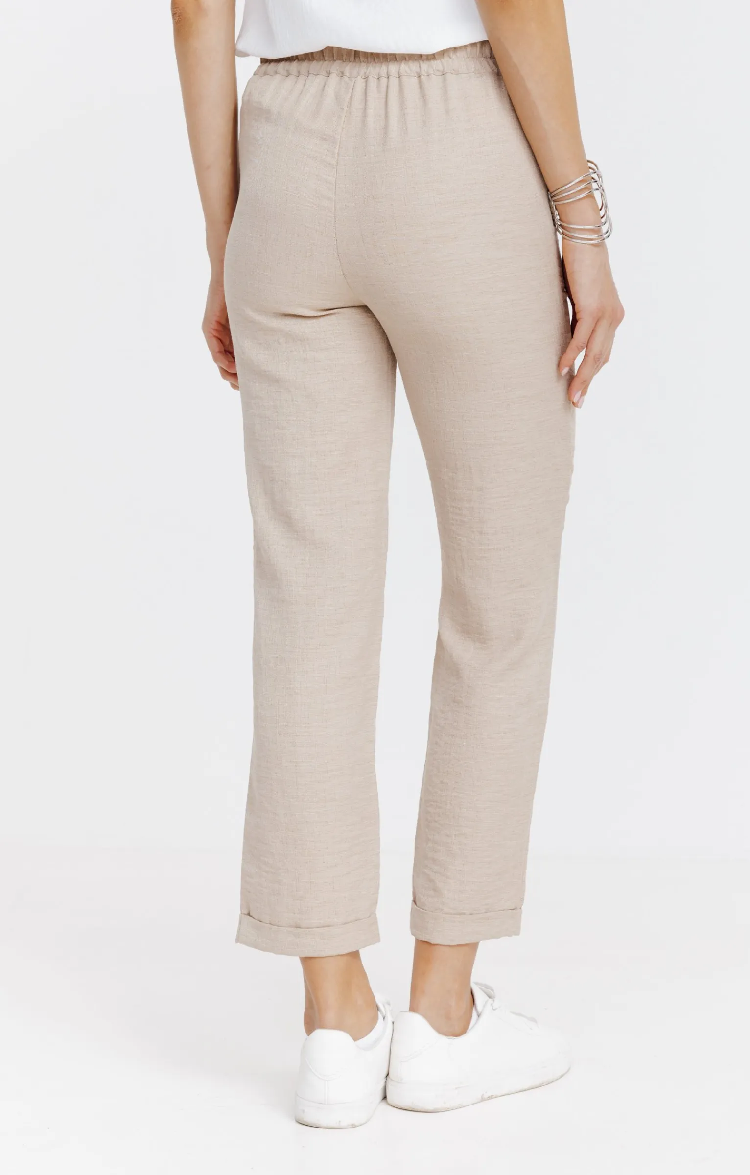 Pantalons<Armand Thiery Pantalon fluide - Beige