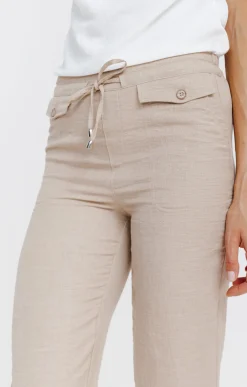 Pantalons<Armand Thiery Pantalon fluide - Beige