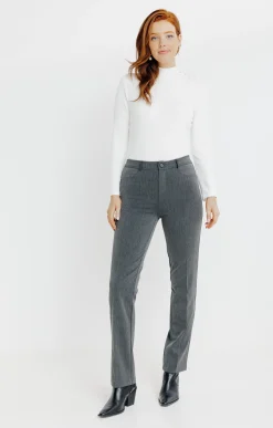 Pantalons<Armand Thiery Pantalon montage lorenzo détails strass - Anthracite