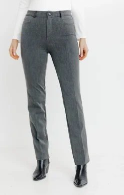 Pantalons<Armand Thiery Pantalon montage lorenzo détails strass - Anthracite