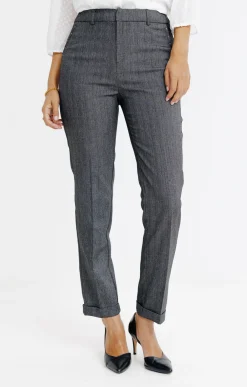 Pantalons<Armand Thiery PANTALON RAYE AVEC STRASS - Anthracite
