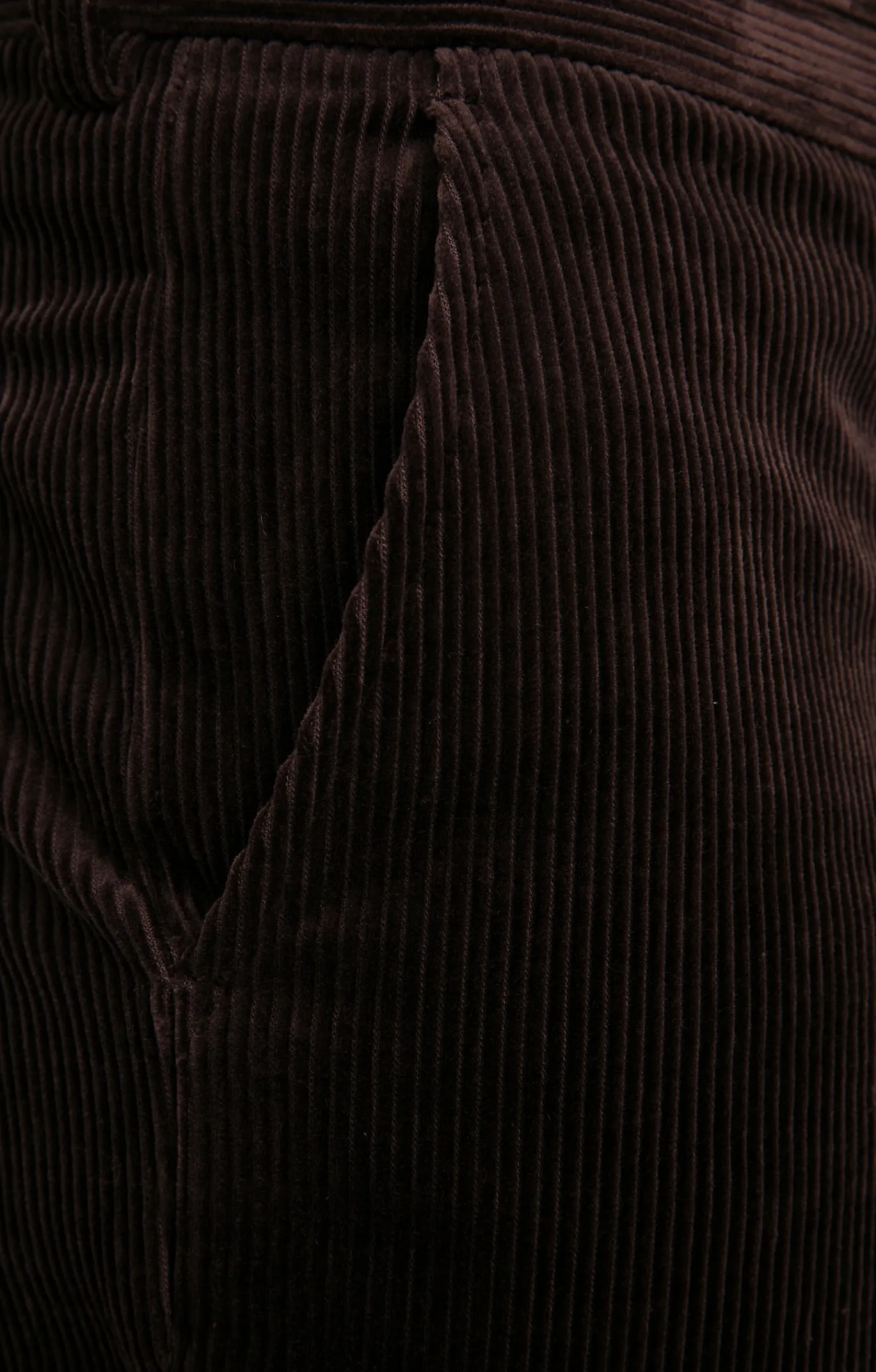 Pantalons<Armand Thiery Pantalon velours extensible - Marron