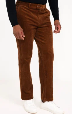 Pantalons<Armand Thiery Pantalon velours extensible - Moka