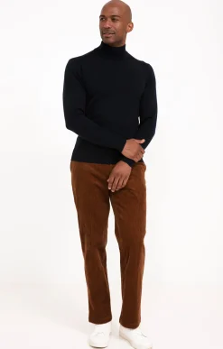 Pantalons<Armand Thiery Pantalon velours extensible - Moka