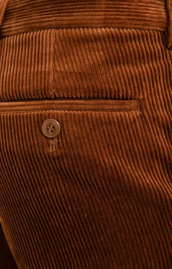 Pantalons<Armand Thiery Pantalon velours extensible - Moka
