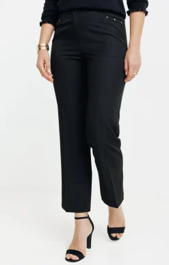Pantalons<Armand Thiery Pantalon ville large détail clous - Noir