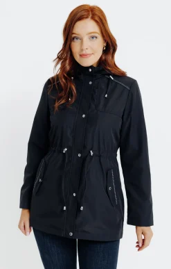 Impers & Parkas<Armand Thiery Parka col montant avec capuche amovible - Noir