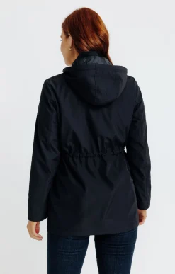 Impers & Parkas<Armand Thiery Parka col montant avec capuche amovible - Noir