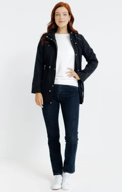 Impers & Parkas<Armand Thiery Parka col montant avec capuche amovible - Noir