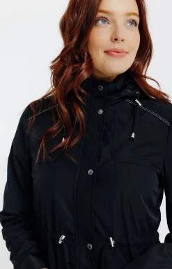 Impers & Parkas<Armand Thiery Parka col montant avec capuche amovible - Noir