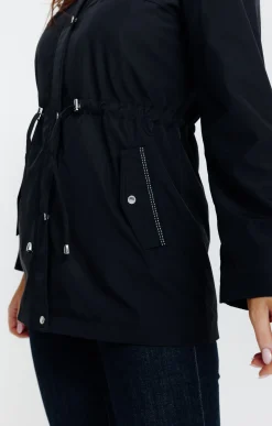 Impers & Parkas<Armand Thiery Parka col montant avec capuche amovible - Noir