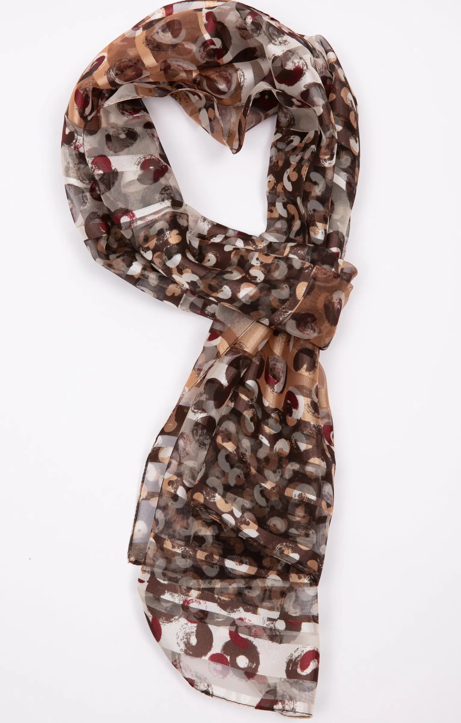 Accessoires<Armand Thiery Petit foulard avec bande satin - Camel