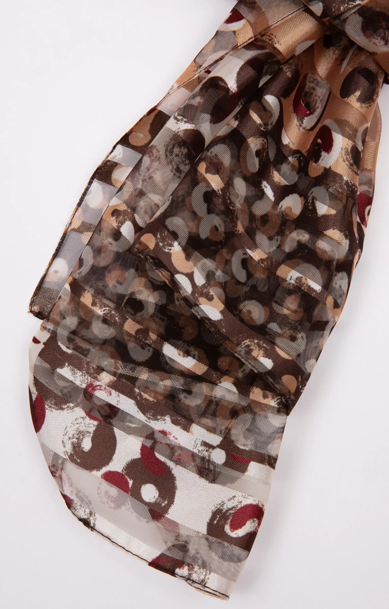 Accessoires<Armand Thiery Petit foulard avec bande satin - Camel