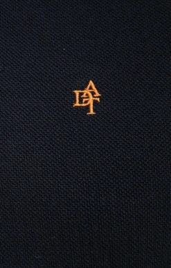 Polos & Tee-shirts<Armand Thiery Polo col montant manches longues - Marine