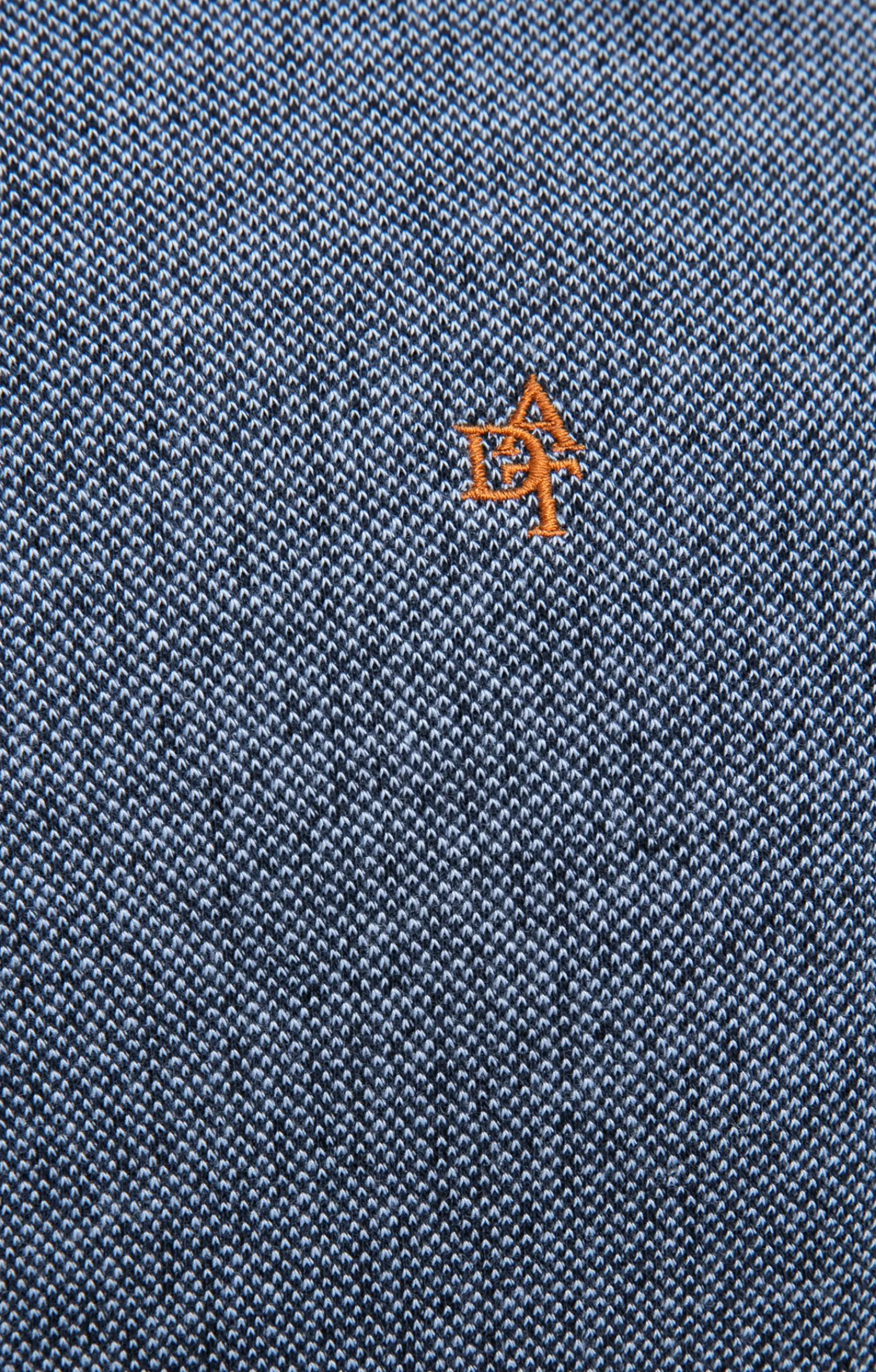 Polos & Tee-shirts<Armand Thiery Polo col montant manches longues - Bleudur