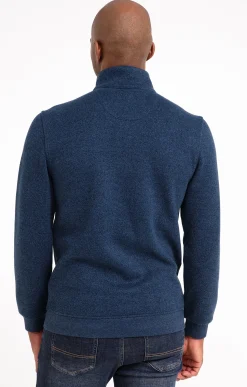 Polos & Tee-shirts<Armand Thiery Polo col montant manches longues Chaud - Bleudur