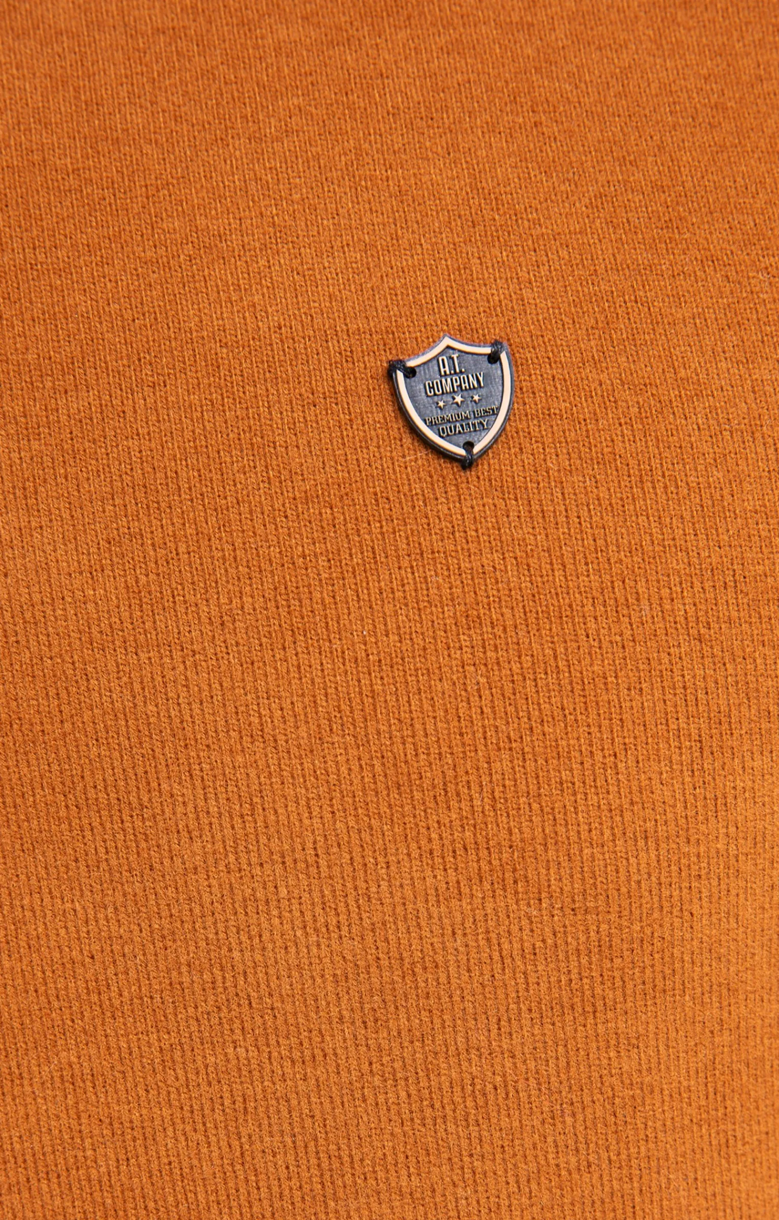 Polos & Tee-shirts<Armand Thiery Polo col montant manches longues Dolce - Camel