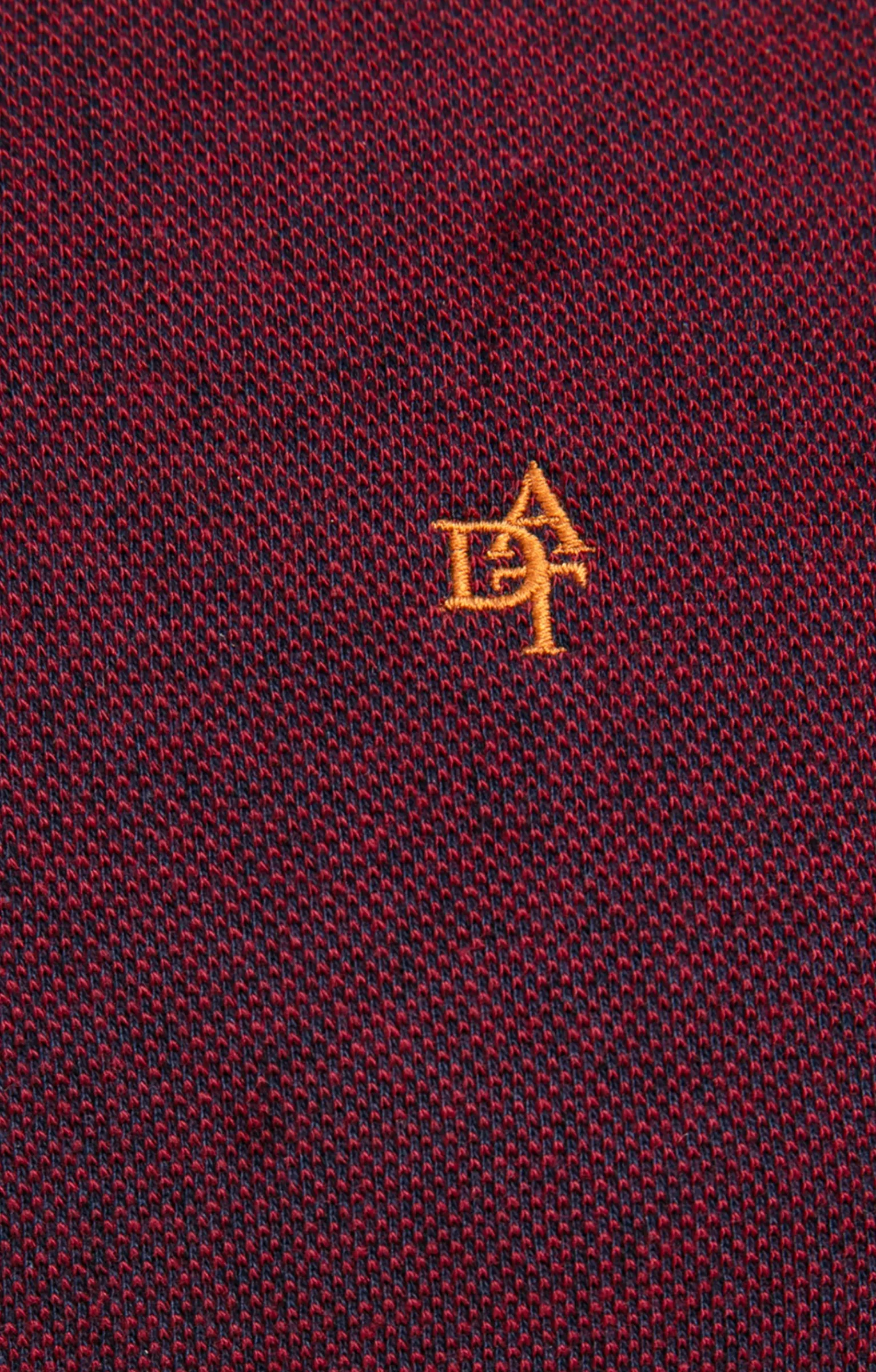 Polos & Tee-shirts<Armand Thiery Polo col montant manches longues - Bordeaux