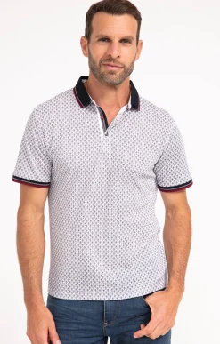 Polos & Tee-shirts<Armand Thiery Polo manches courtes Barca - Blanc