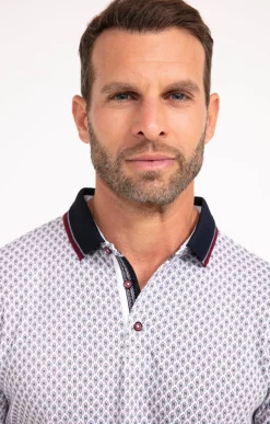 Polos & Tee-shirts<Armand Thiery Polo manches courtes Barca - Blanc
