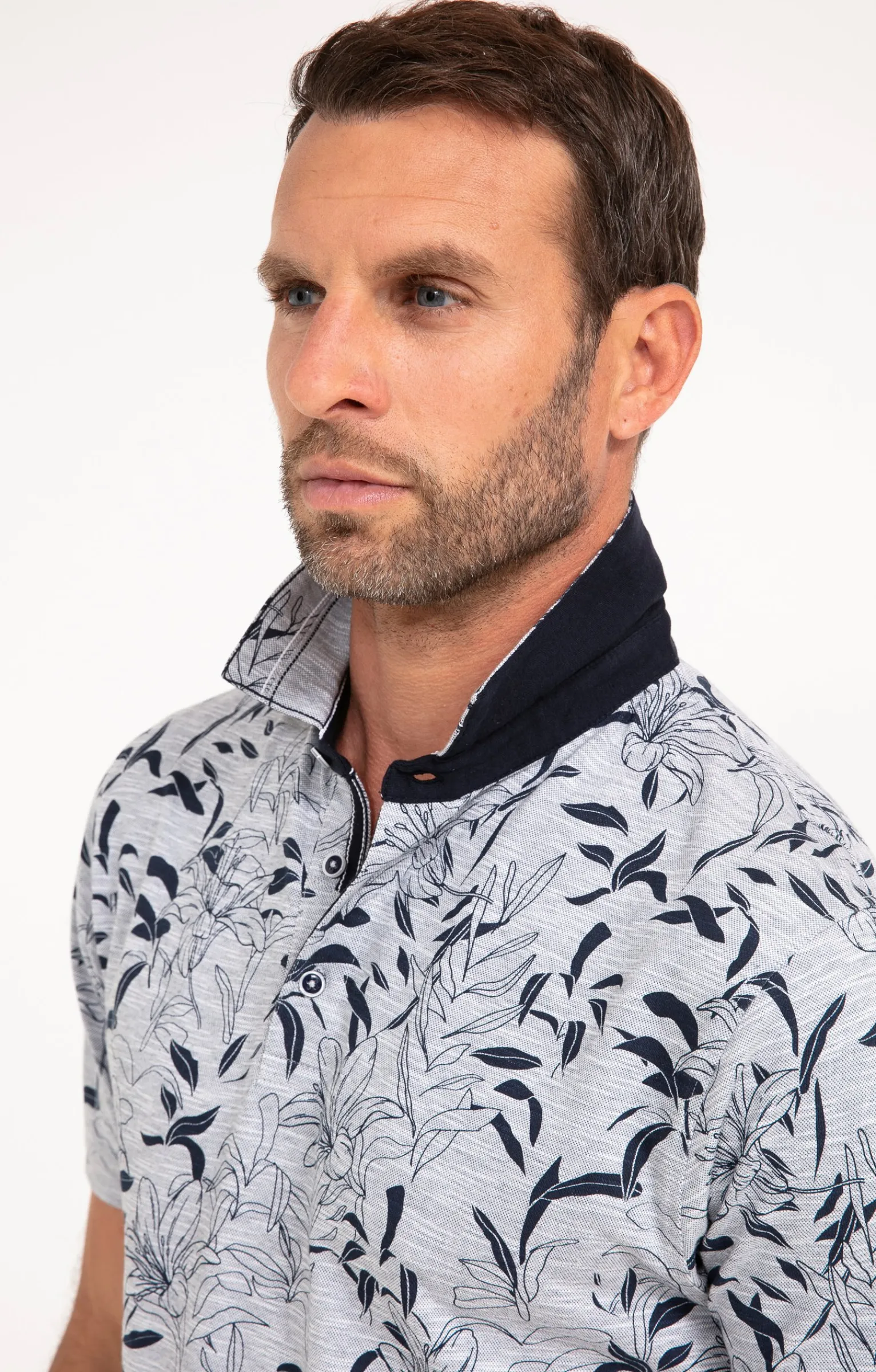 Polos & Tee-shirts<Armand Thiery Polo manches courtes Flory - Marine