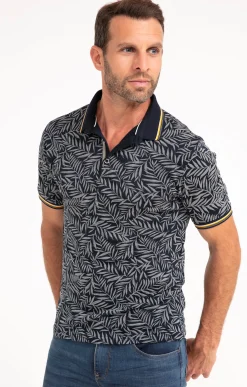 Polos & Tee-shirts<Armand Thiery Polo manches courtes Greg Léger - Marine