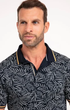 Polos & Tee-shirts<Armand Thiery Polo manches courtes Greg Léger - Marine