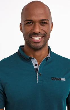 Polos & Tee-shirts<Armand Thiery Polo manches courtes Léger - Pétrole