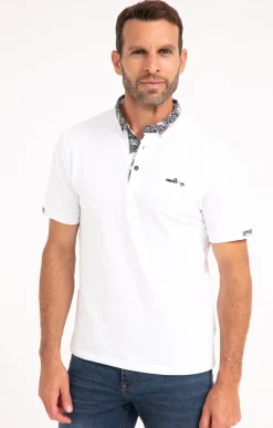 Polos & Tee-shirts<Armand Thiery Polo manches courtes Romantique - Blanc