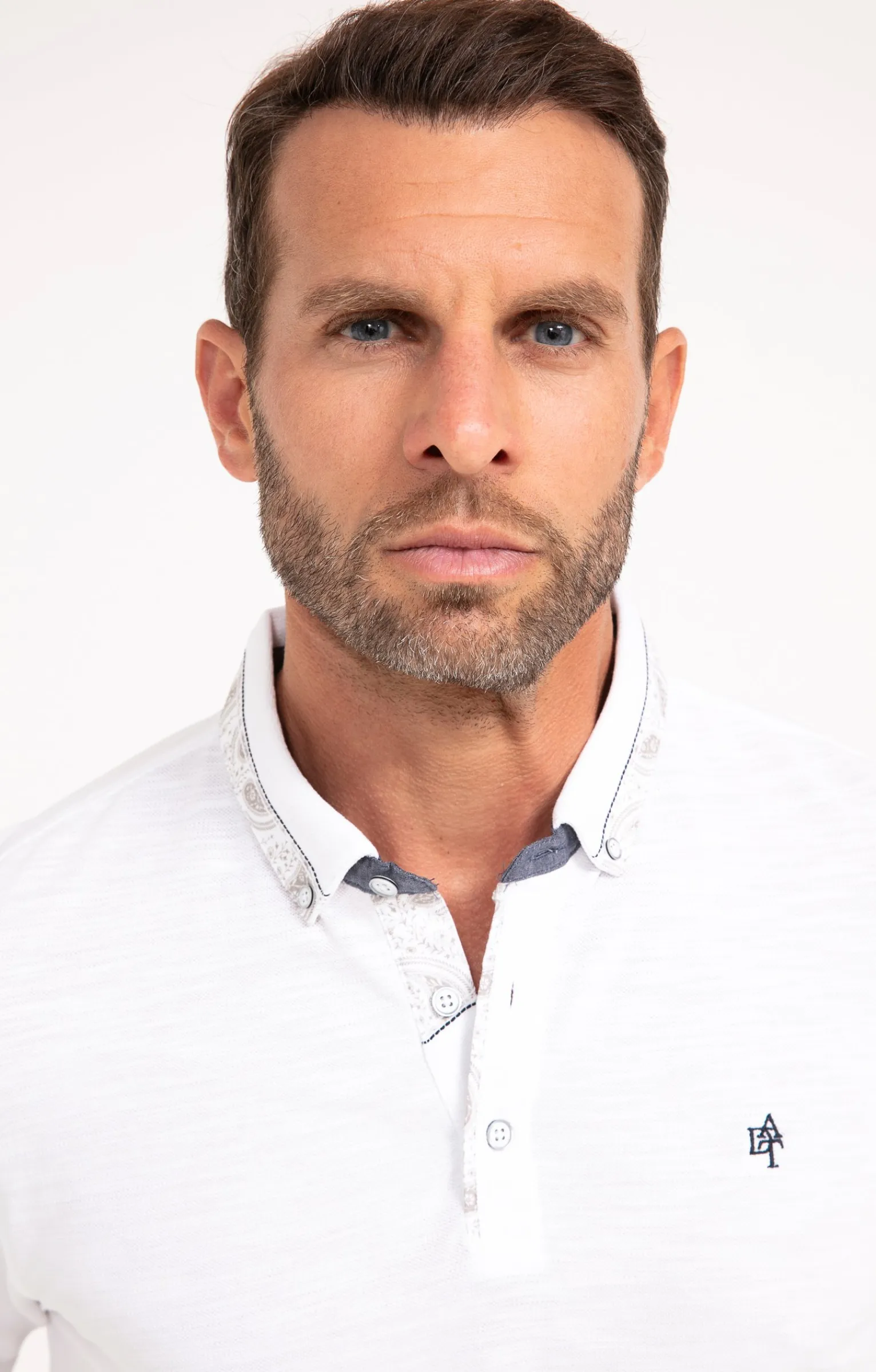 Polos & Tee-shirts<Armand Thiery Polo manches courtes Romantica - Blanc