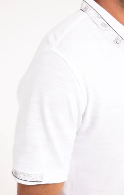 Polos & Tee-shirts<Armand Thiery Polo manches courtes Romantica - Blanc