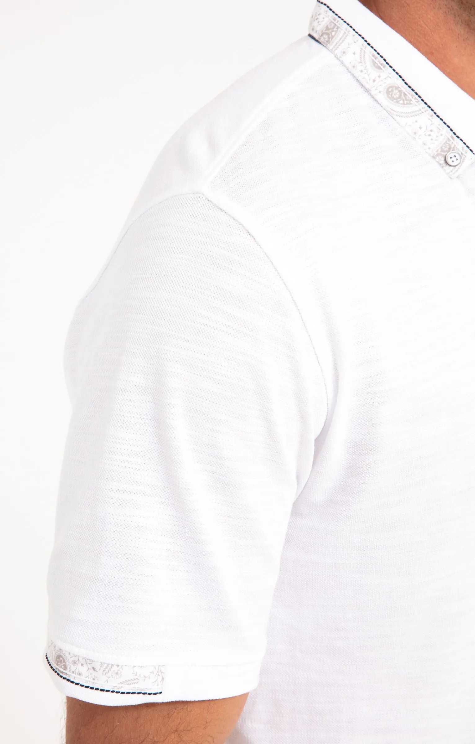Polos & Tee-shirts<Armand Thiery Polo manches courtes Romantica - Blanc