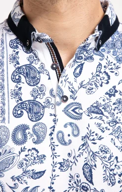 Polos & Tee-shirts<Armand Thiery Polo manches courtes Spain - Blanc