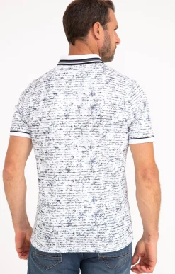 Polos & Tee-shirts<Armand Thiery Polo manches courtes Writy - Blanc