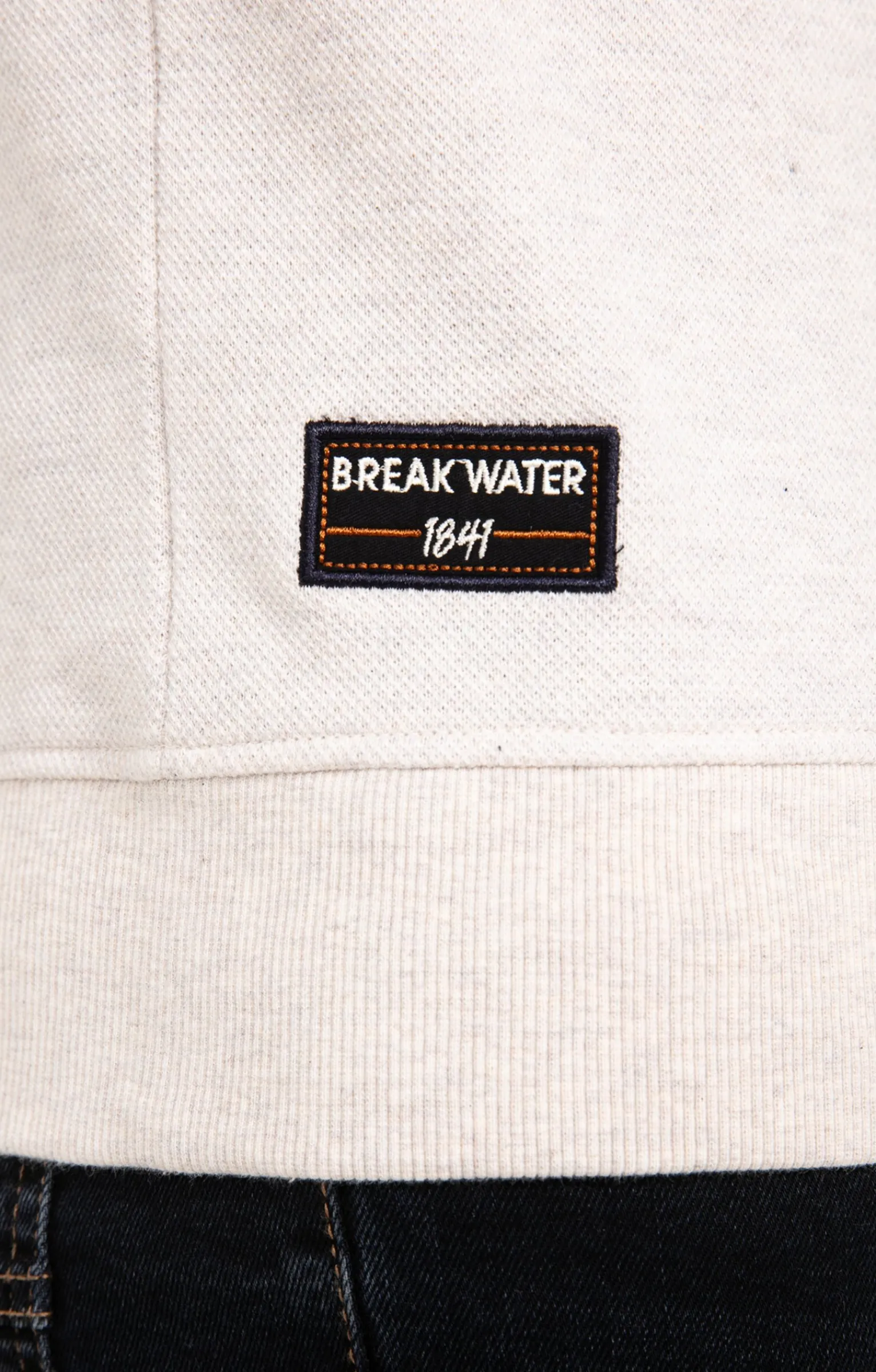 Polos & Tee-shirts<Armand Thiery Polo manches longues Badgy - Écru