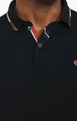 Polos & Tee-shirts<Armand Thiery Polo manches longues Brique - Marine