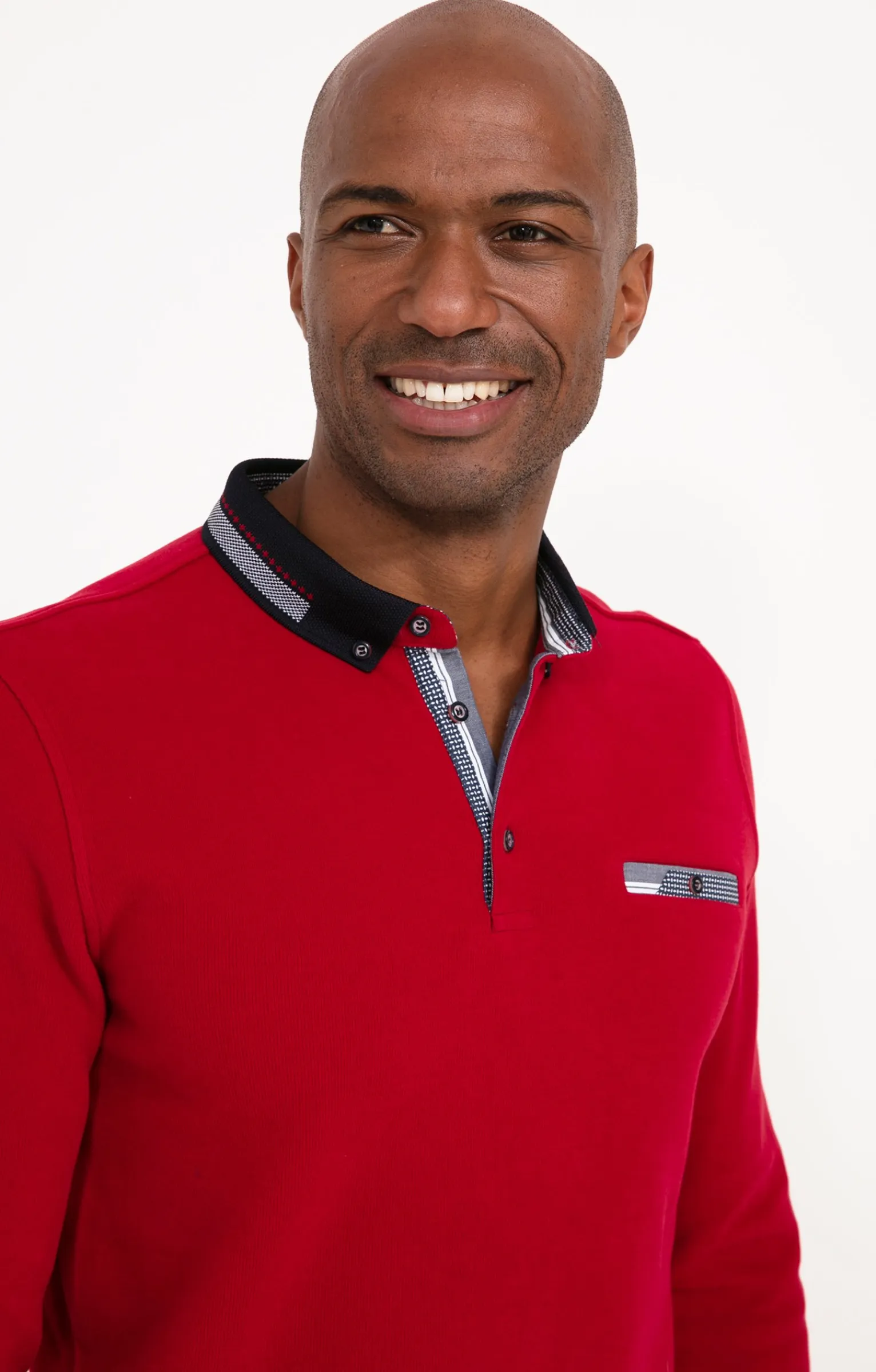 Polos & Tee-shirts<Armand Thiery Polo manches longues Chic - Rouge