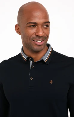 Polos & Tee-shirts<Armand Thiery Polo manches longues Interlock - Marine