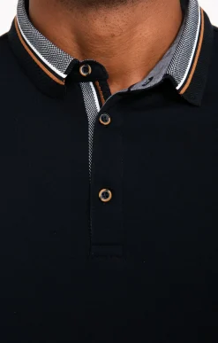 Polos & Tee-shirts<Armand Thiery Polo manches longues Interlock - Marine