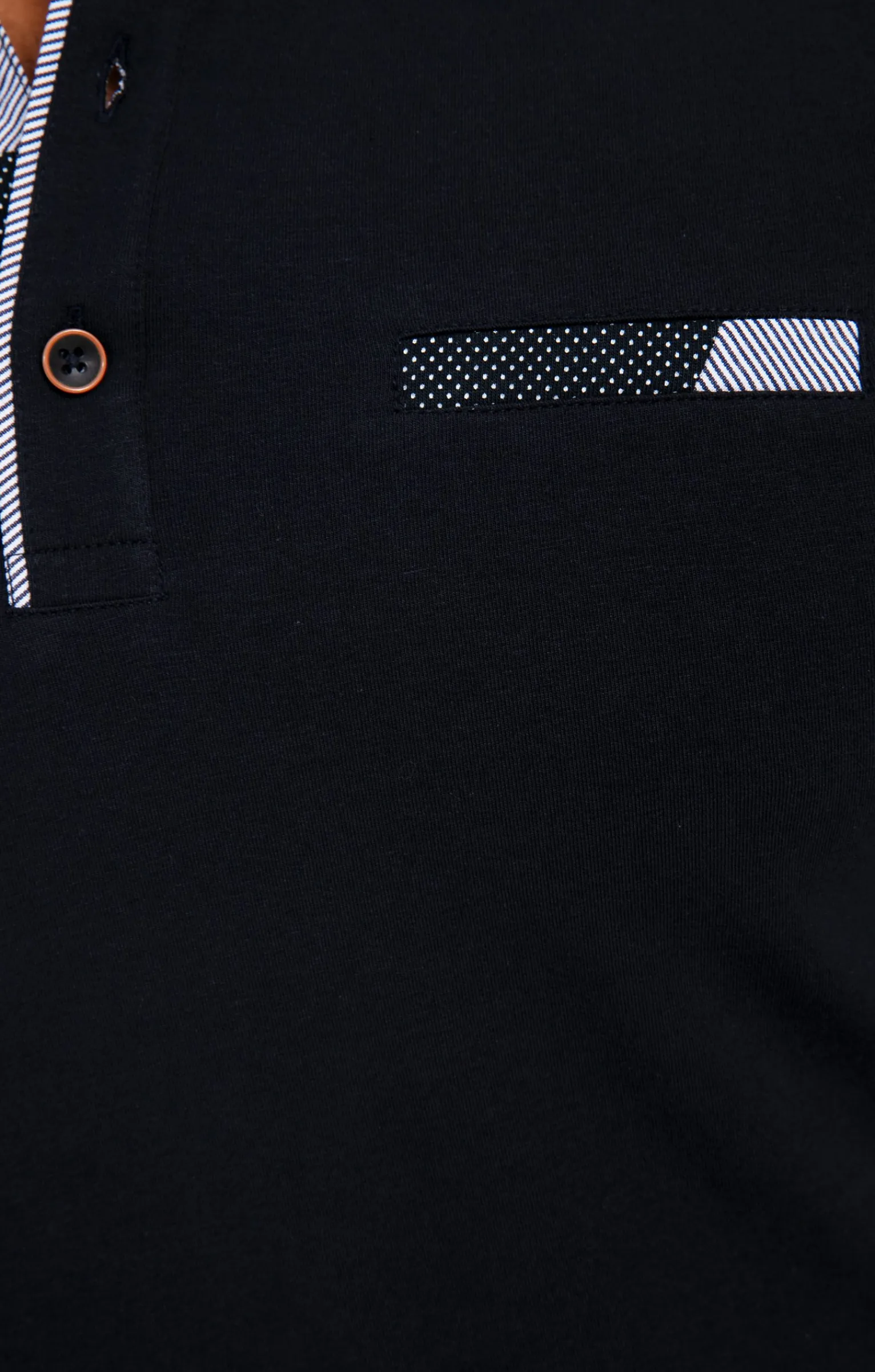 Polos & Tee-shirts<Armand Thiery Polo manches longues New Dot - Marine