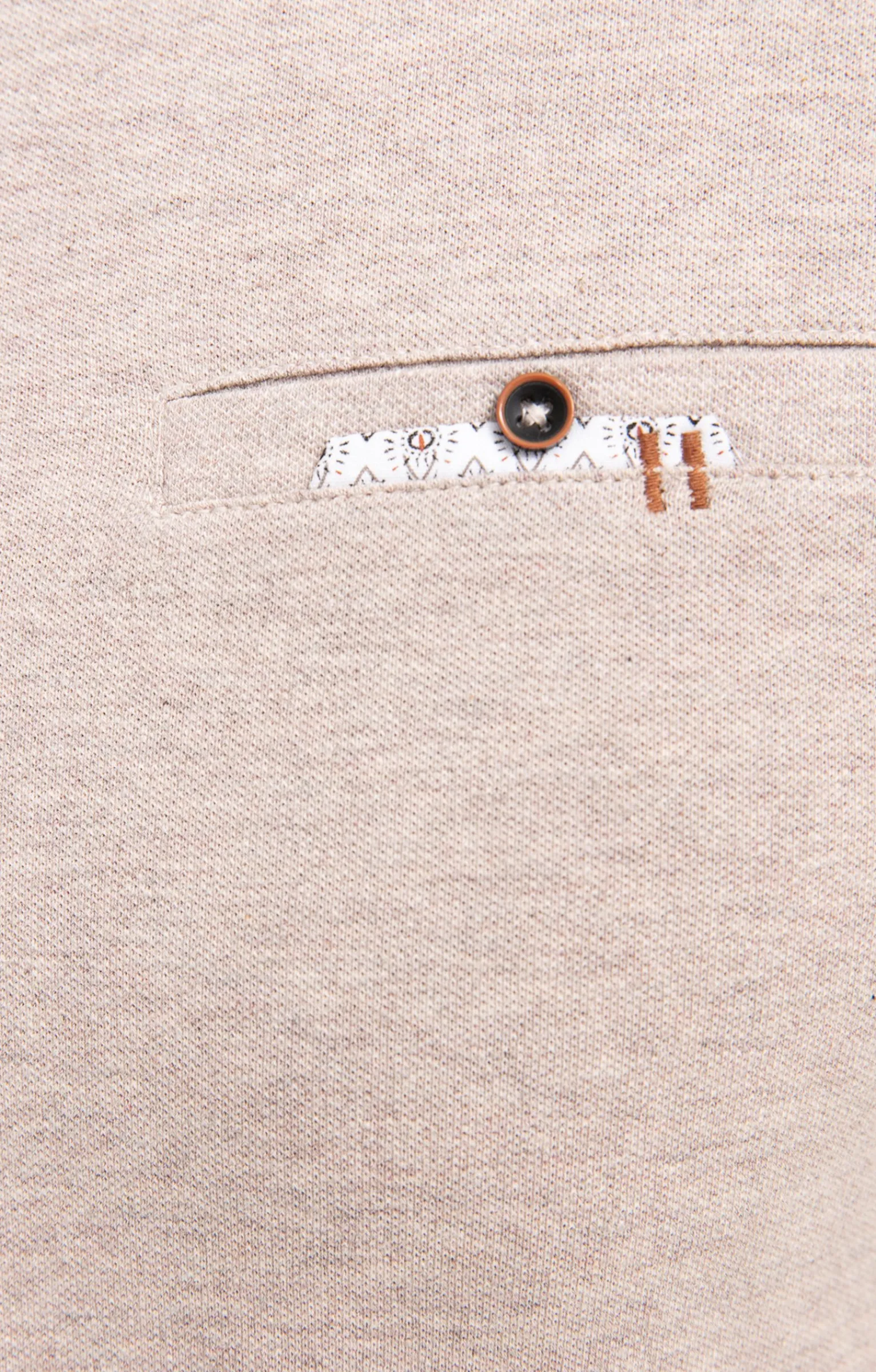 Polos & Tee-shirts<Armand Thiery Polo manches longues PK Barca - Beige