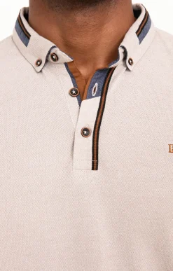 Polos & Tee-shirts<Armand Thiery Polo manches longues PK Shiny - Beige