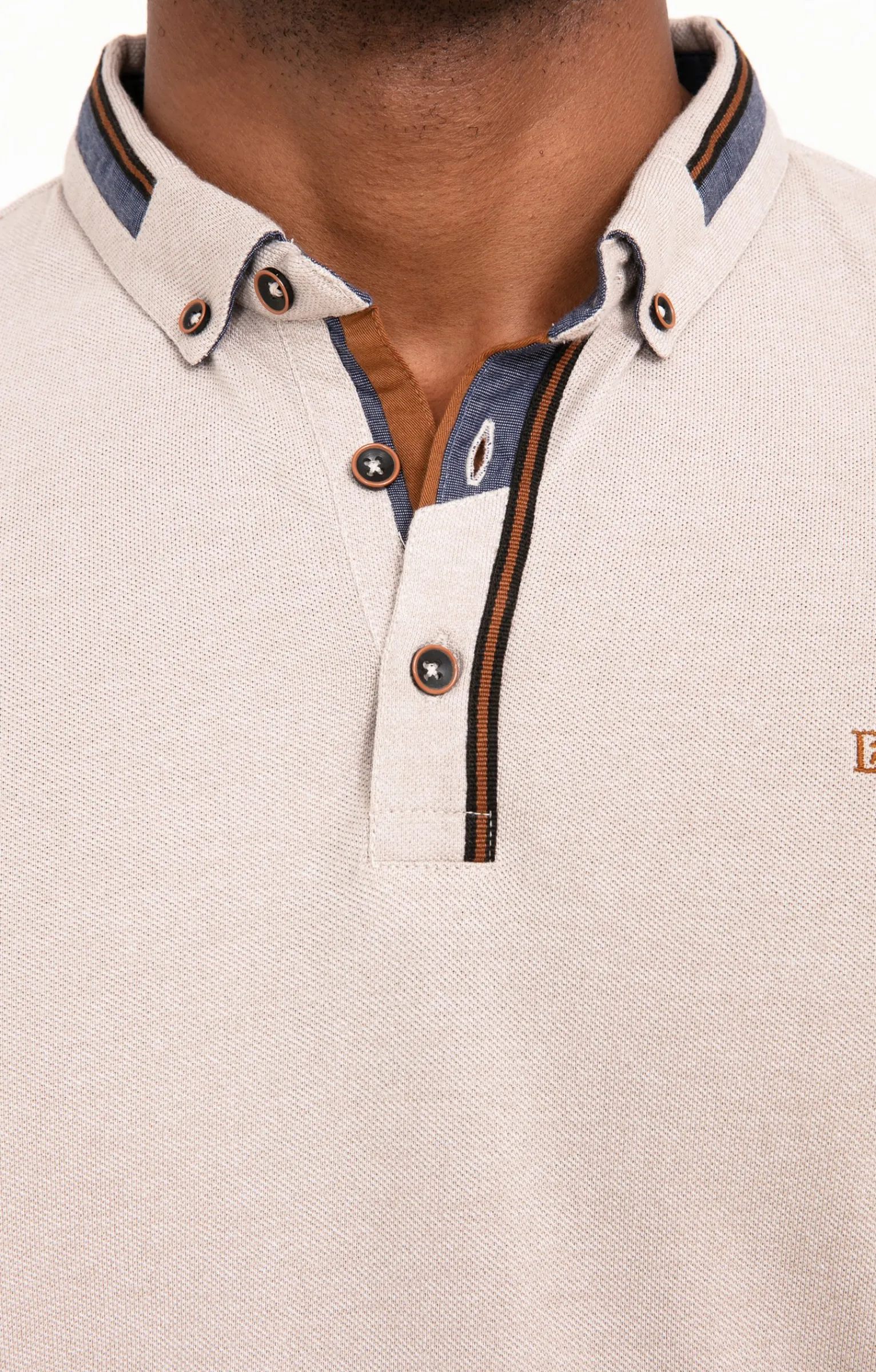 Polos & Tee-shirts<Armand Thiery Polo manches longues PK Shiny - Beige