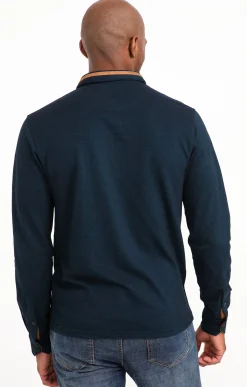 Polos & Tee-shirts<Armand Thiery Polo manches longues PK Shiny - Pétrole