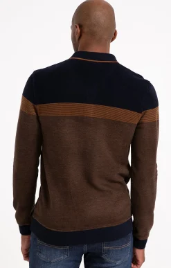 Polos & Tee-shirts<Armand Thiery Polo manches longues Ray - Marine
