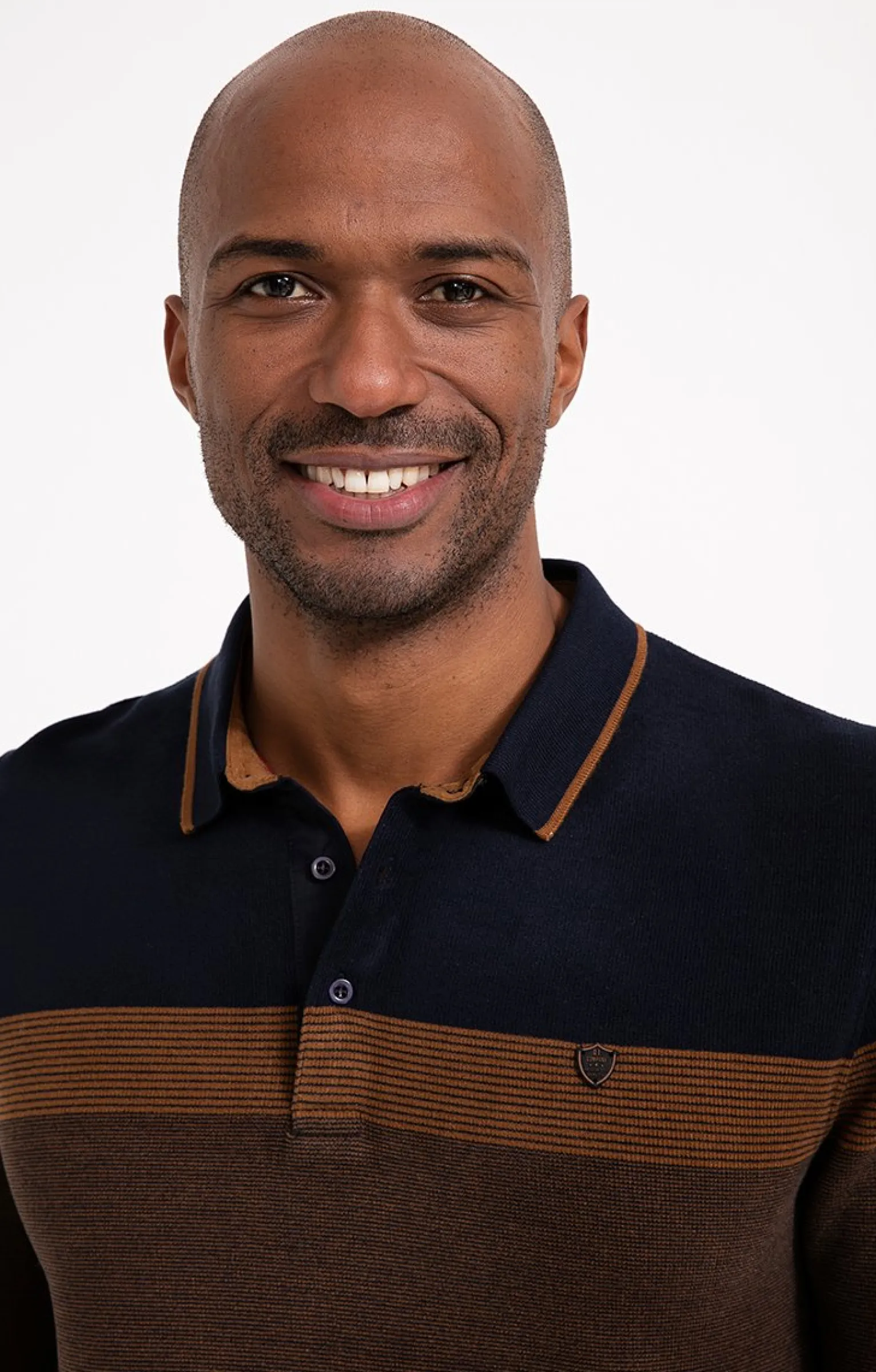 Polos & Tee-shirts<Armand Thiery Polo manches longues Ray - Marine
