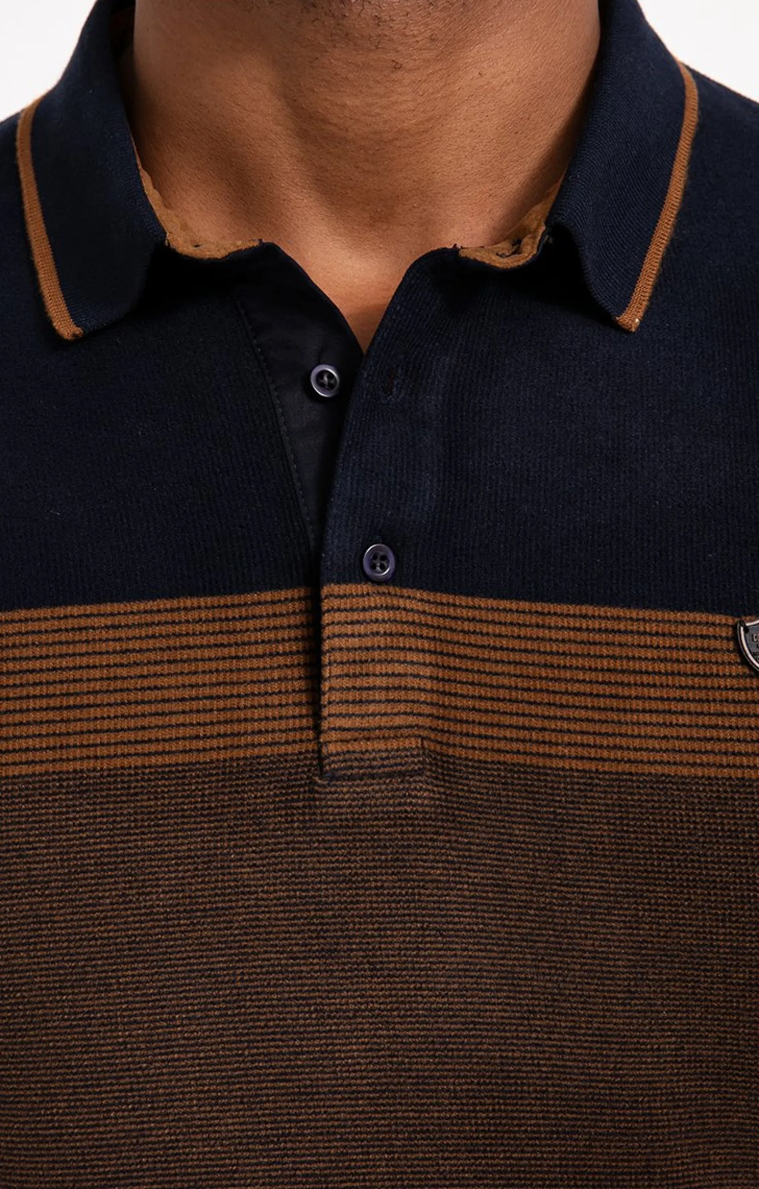 Polos & Tee-shirts<Armand Thiery Polo manches longues Ray - Marine