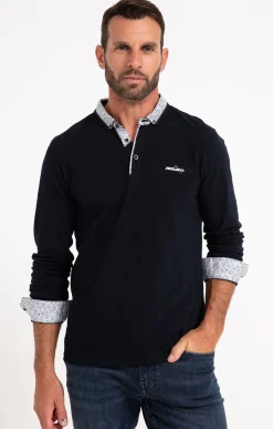 Polos & Tee-shirts<Armand Thiery Polo manches longues Romantique - Marine