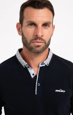 Polos & Tee-shirts<Armand Thiery Polo manches longues Romantique - Marine